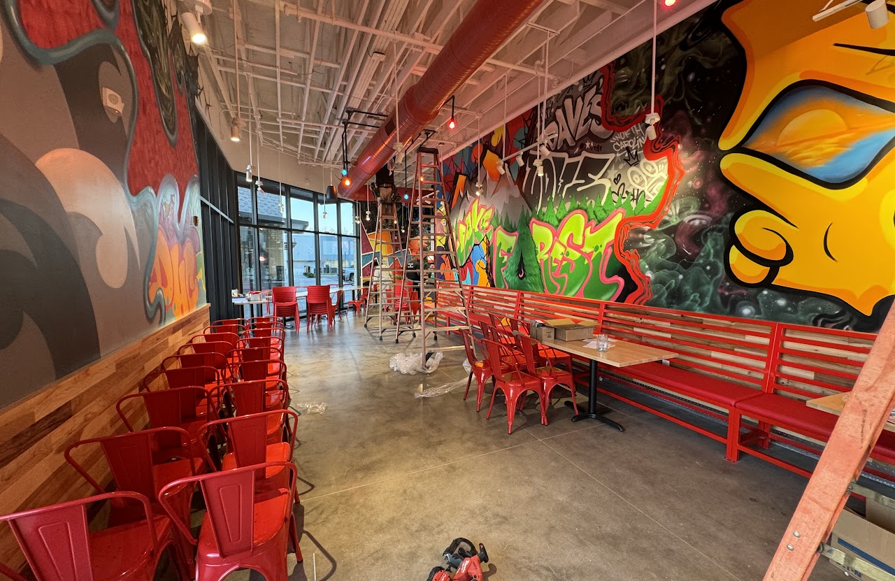 Dave's Hot Chicken — mural dining room