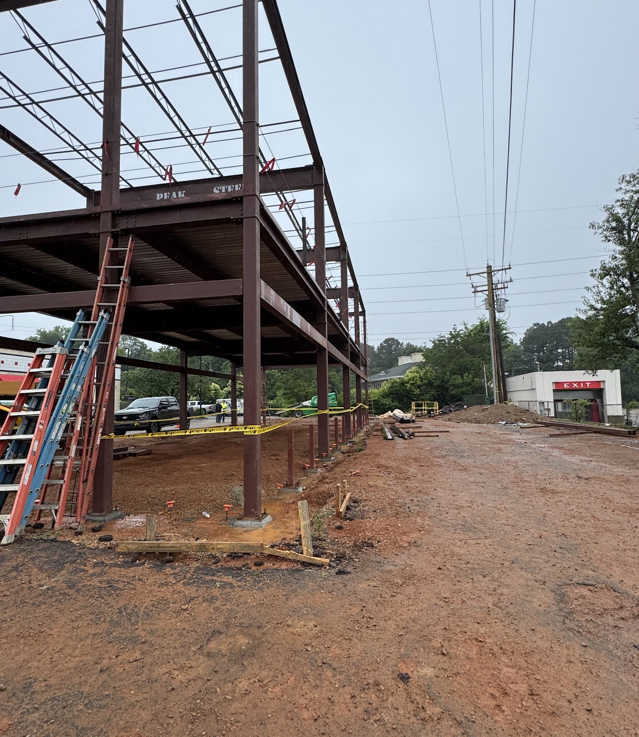 Steel structure pre-framing