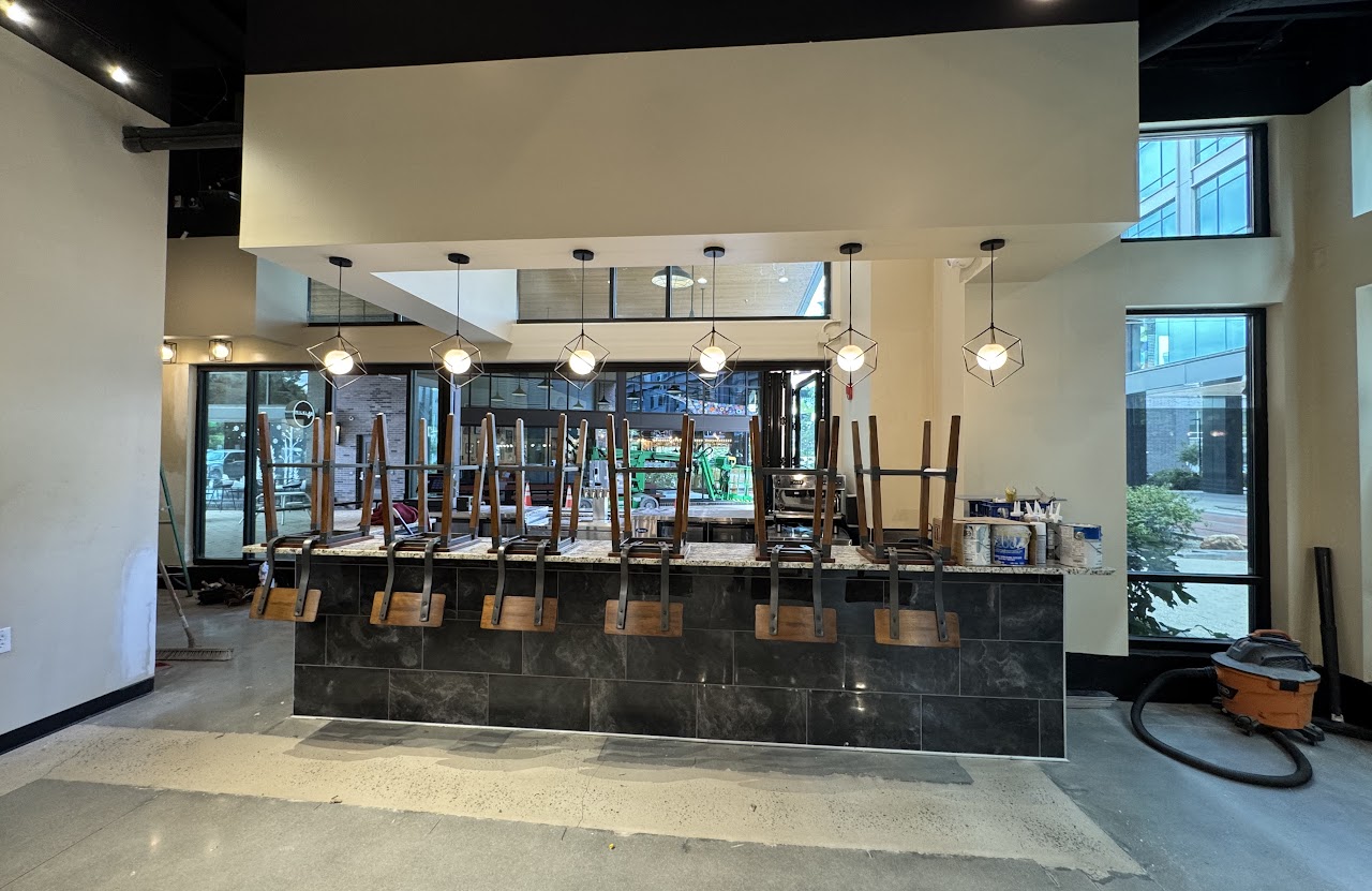 A recent John's Drywall commercial buildout